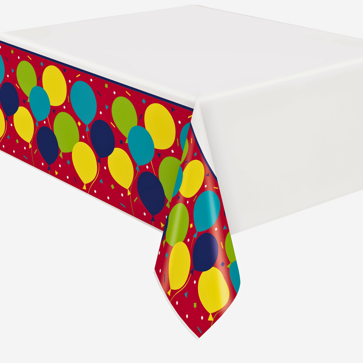 Balloon Party Birthday Tablecover (54" X 84")