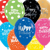 11" Printed Latex Balloon with Helium