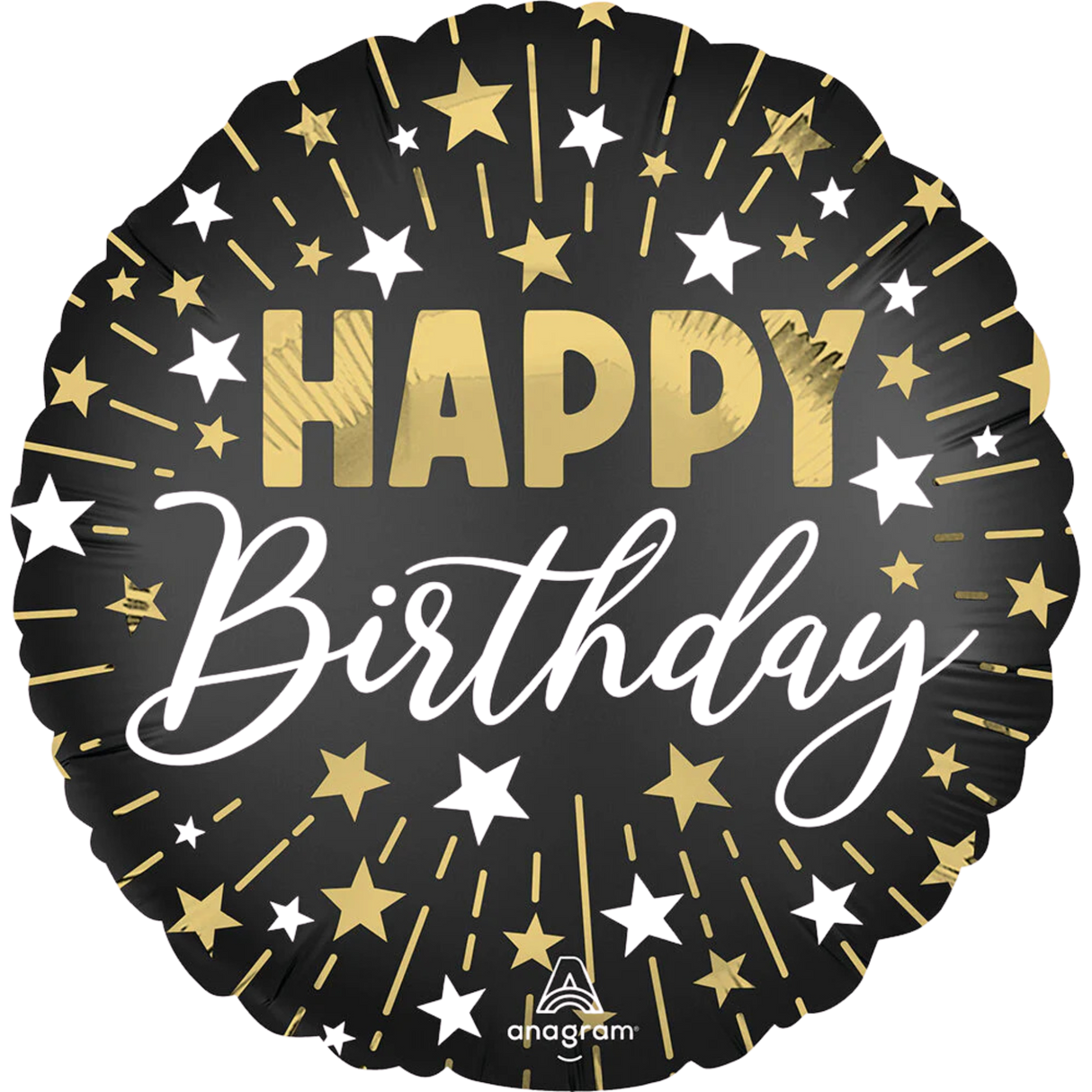 Black, Silver, Gold Birthday