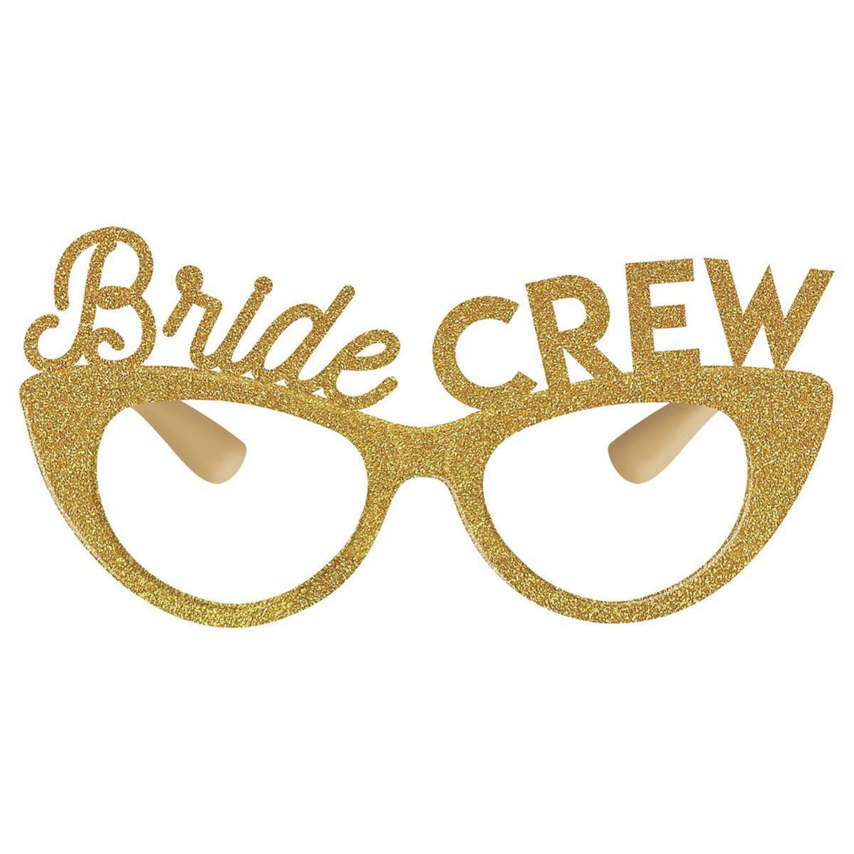 Bride Crew Glitter Glasses (6 ct)
