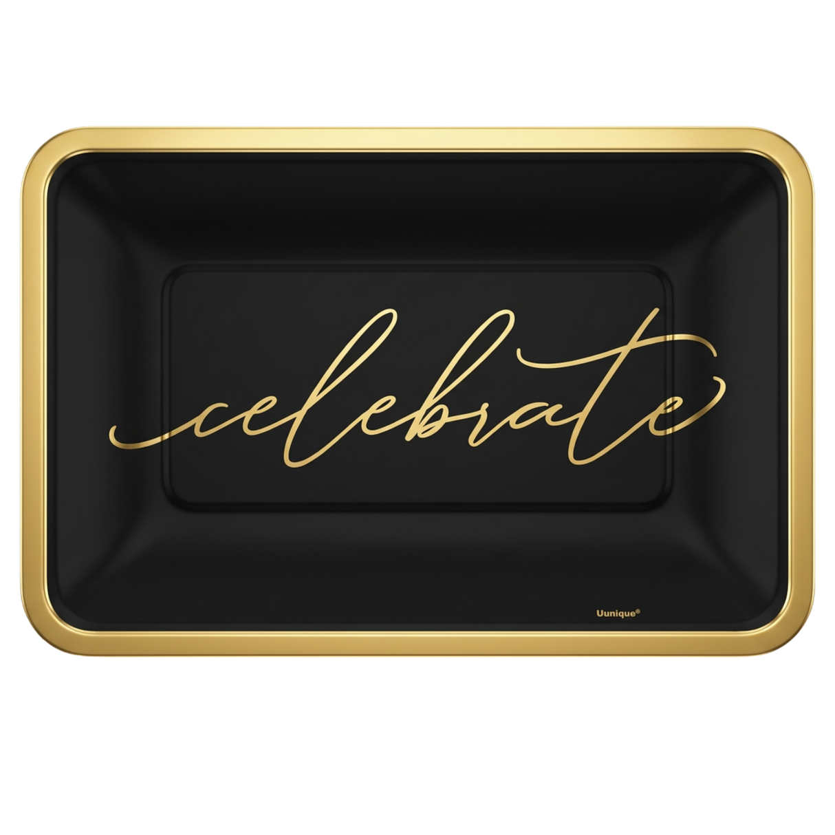 Celebrate Rectangle Plate (8 ct - 9" x 6")