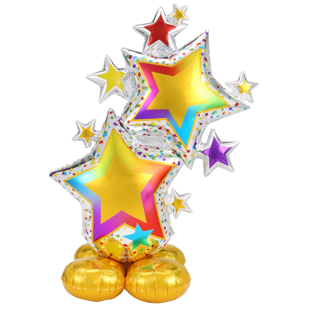 59" Colorful Star Cluster Airloonz