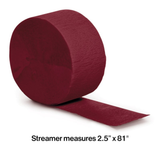 Solid Crepe Paper Roll