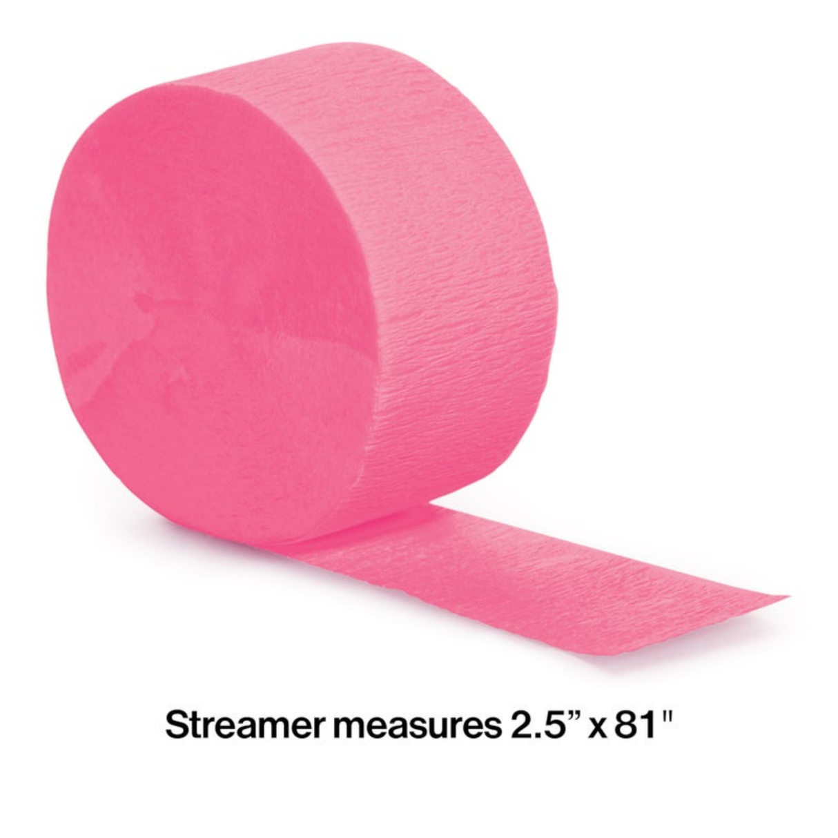 Solid Crepe Paper Roll