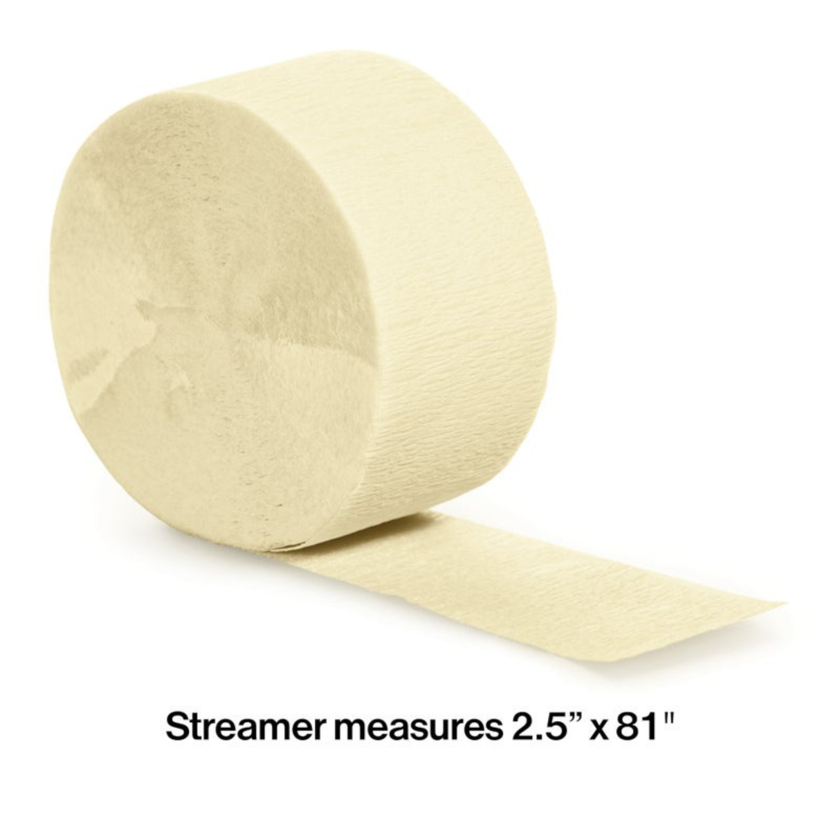 Solid Crepe Paper Roll