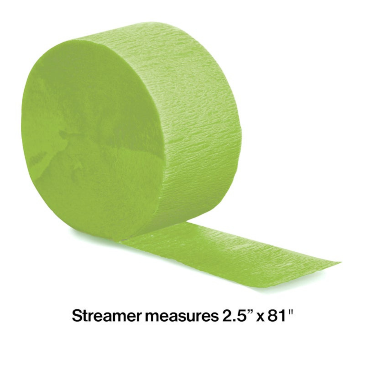Solid Crepe Paper Roll
