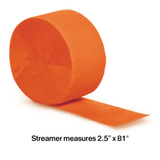 Solid Crepe Paper Roll