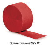 Solid Crepe Paper Roll