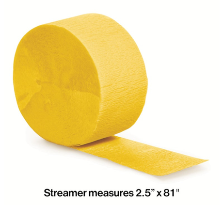 Solid Crepe Paper Roll