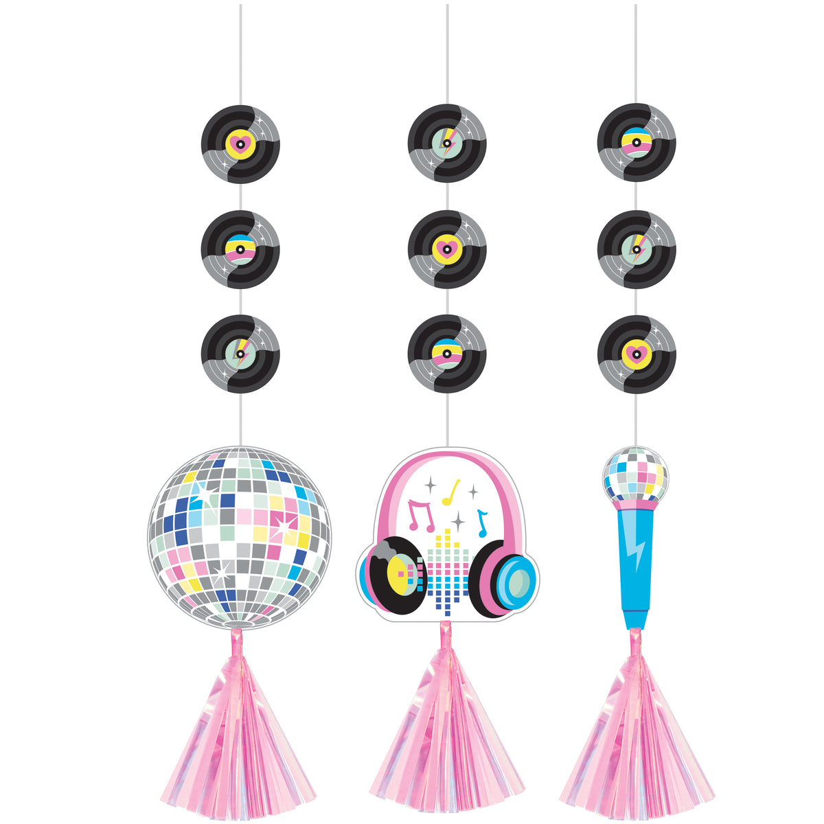 Birthday Beats Hanging Cutouts