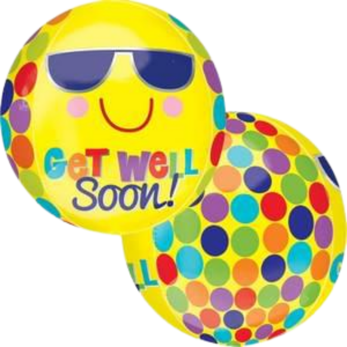 Get Well Soon Sun Face Orbz
