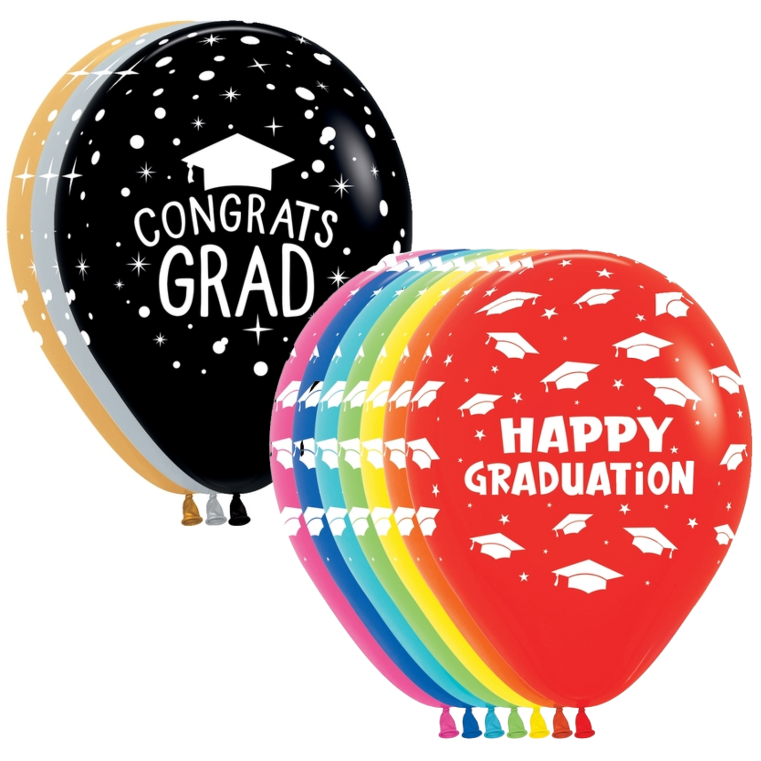 11" Printed Latex Balloon with Helium