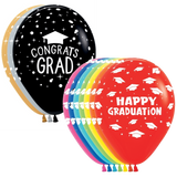 11" Printed Latex Balloon with Helium