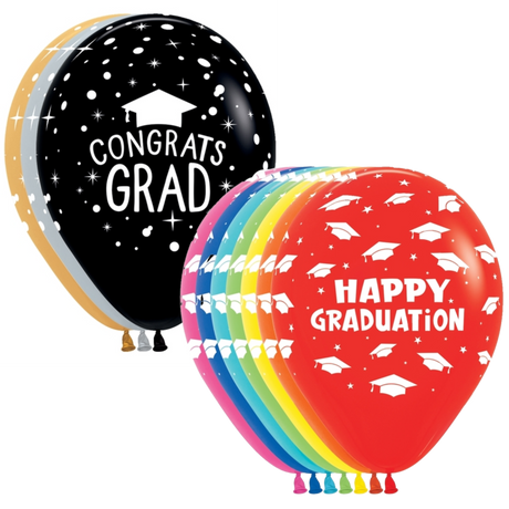 11" Printed Latex Balloon with Helium