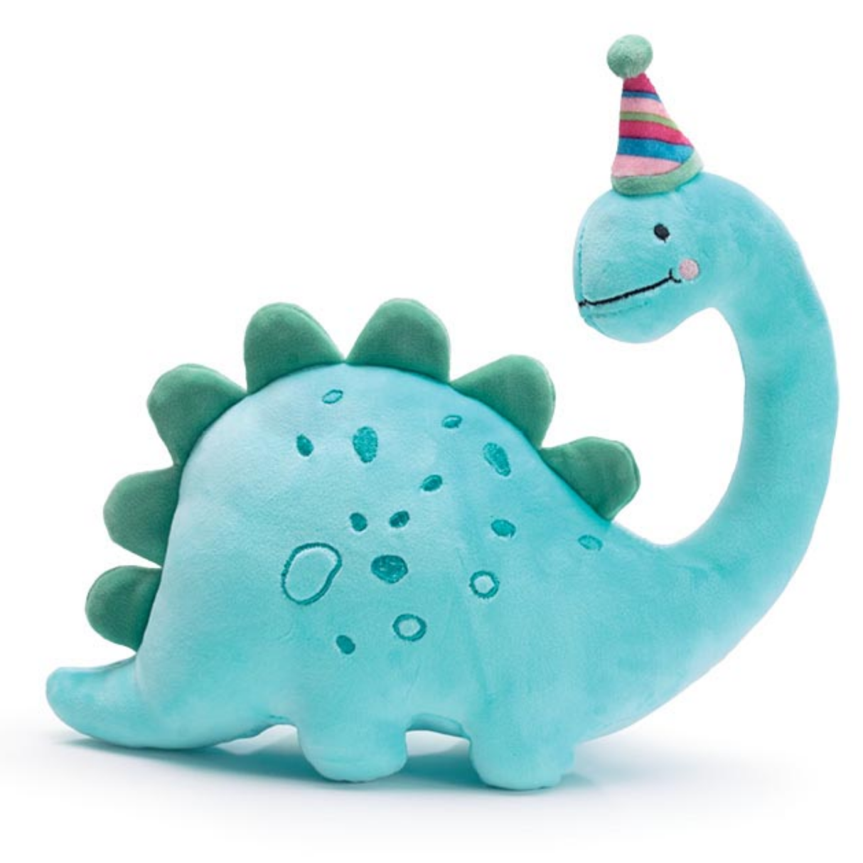 Happy Dinosaur with Party Hat Plush