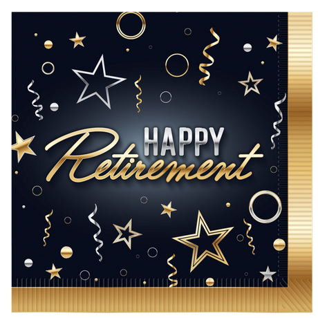 Happy Retirement Tableware and Decor Set
