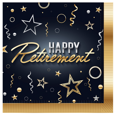 Happy Retirement Tableware and Decor Set