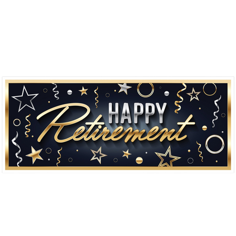Happy Retirement Tableware and Decor Set