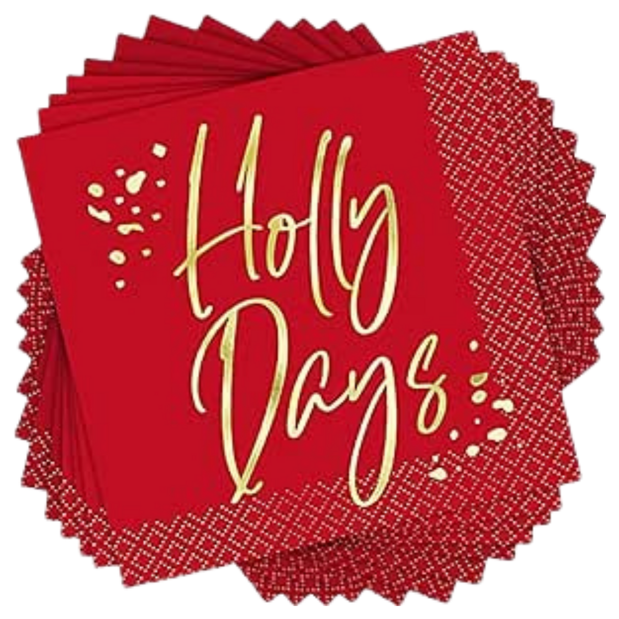Holly Day's Christmas Tableware Set