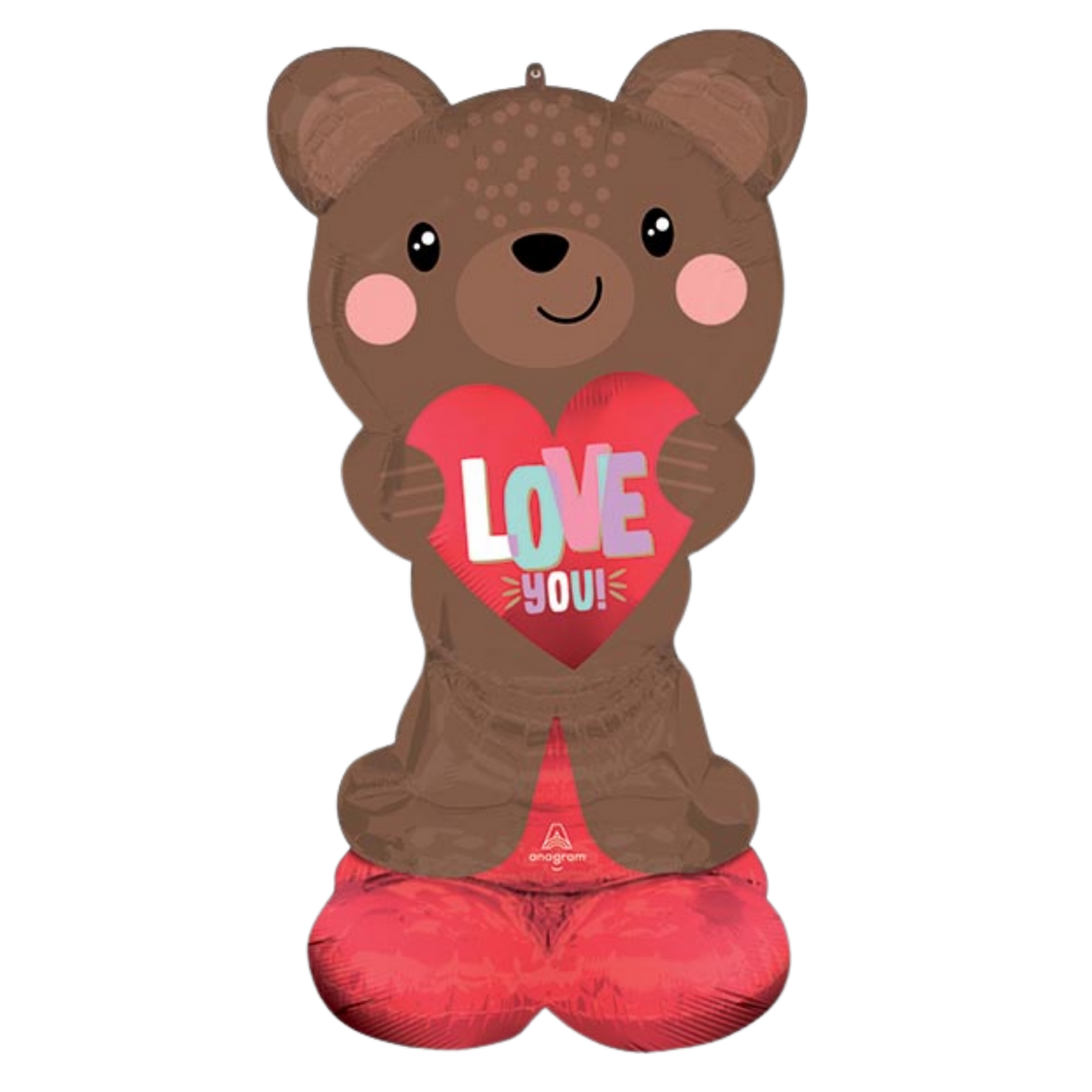 49" Brown Love Bear Airloonz