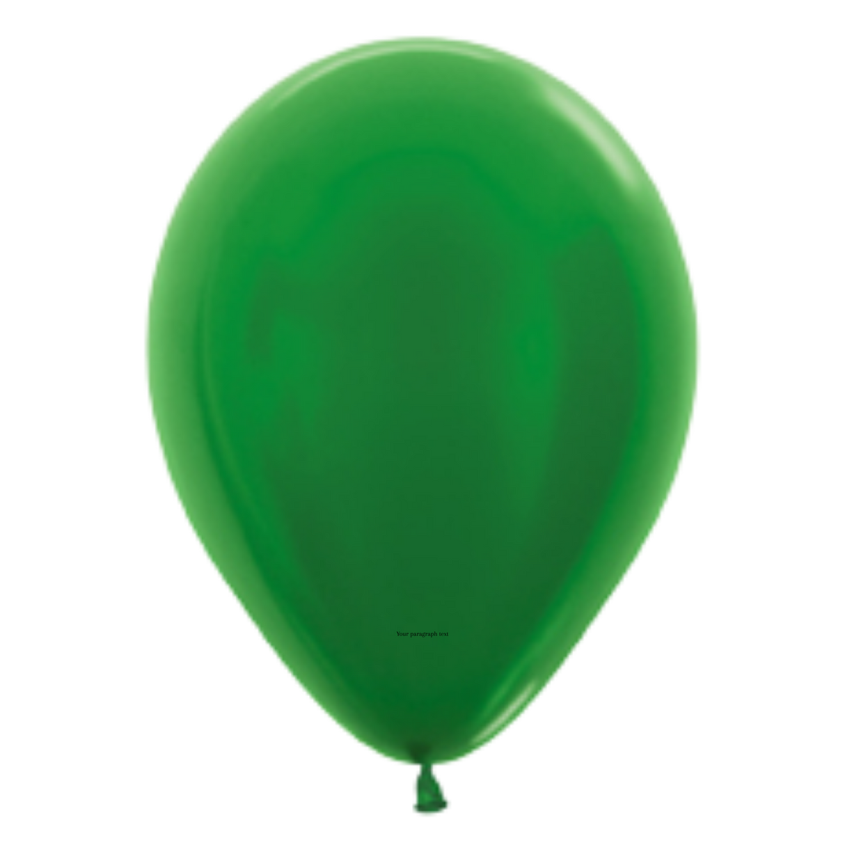 11" Solid Color Latex Balloon with Helium