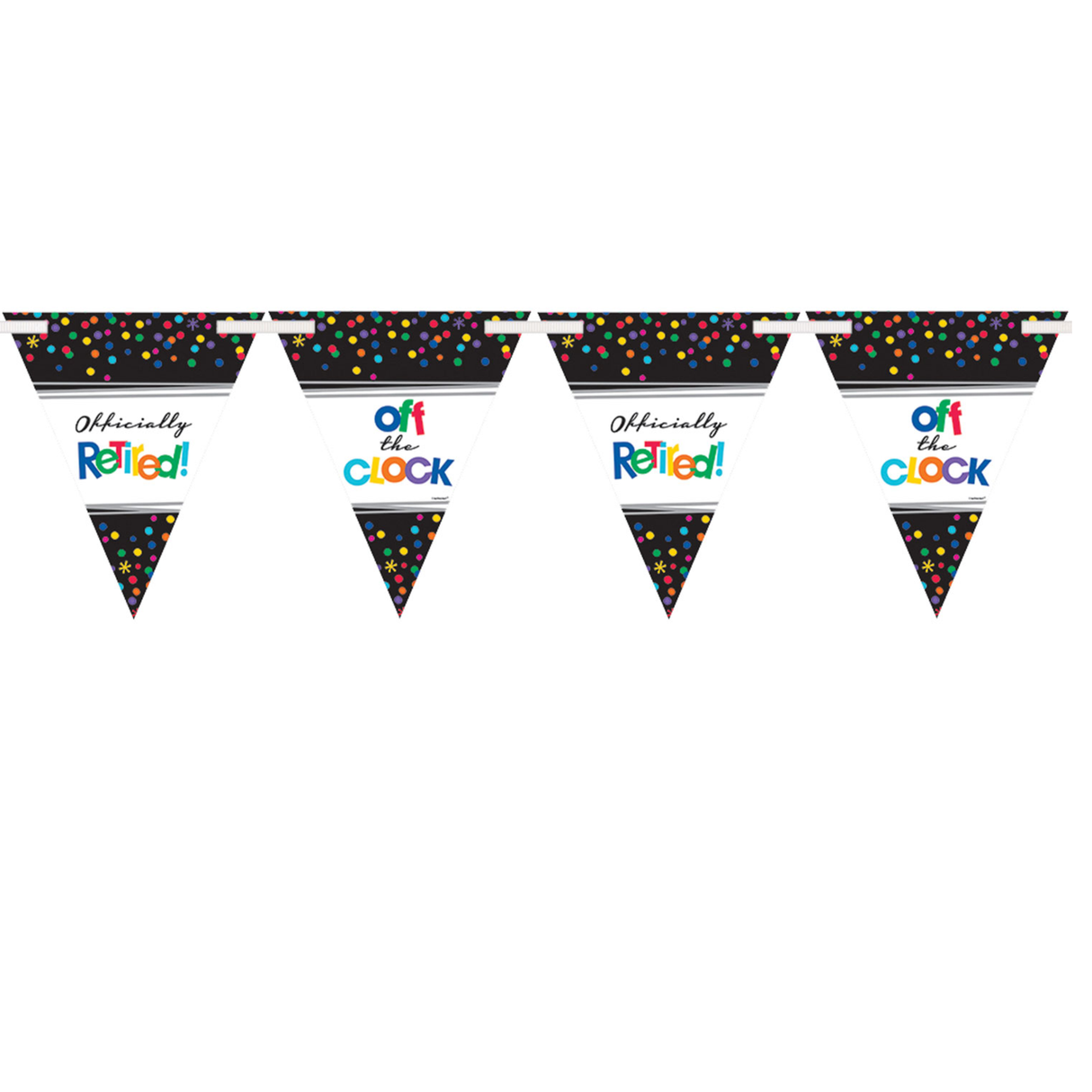 Officially Retired Pennant Banner (15' x 7")