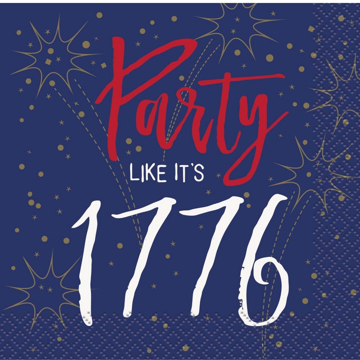 Party Like It's 1716 Beverage Napkin 16ct.