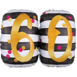 35" Pink & Gold Milestone Balloon
