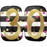 35" Pink & Gold Milestone Balloon