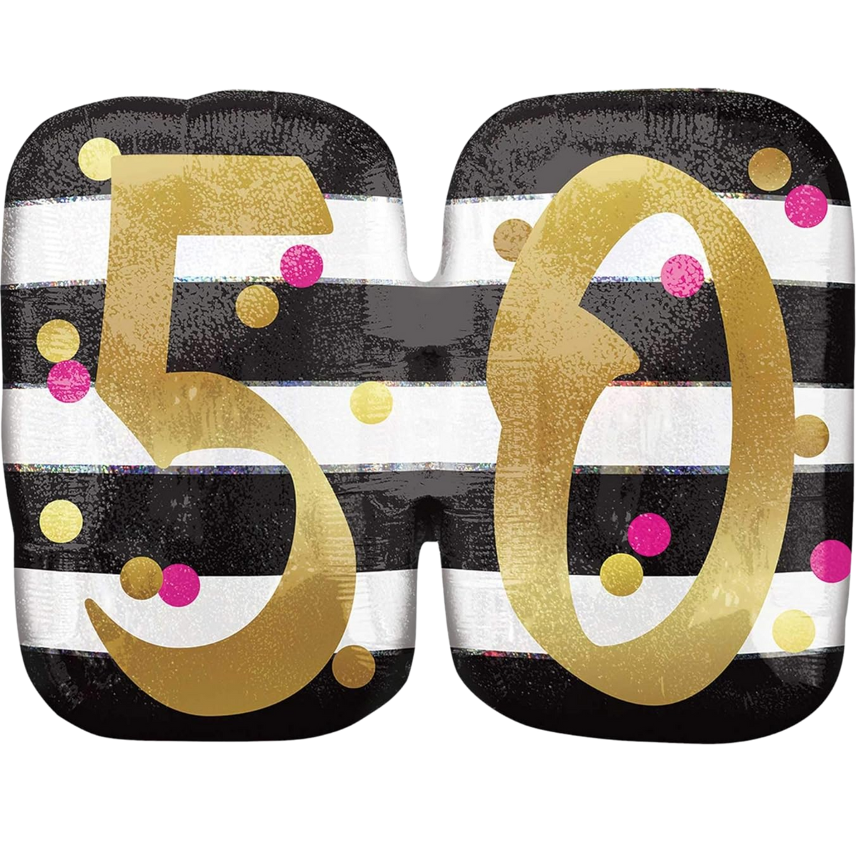 35" Pink & Gold Milestone Balloon