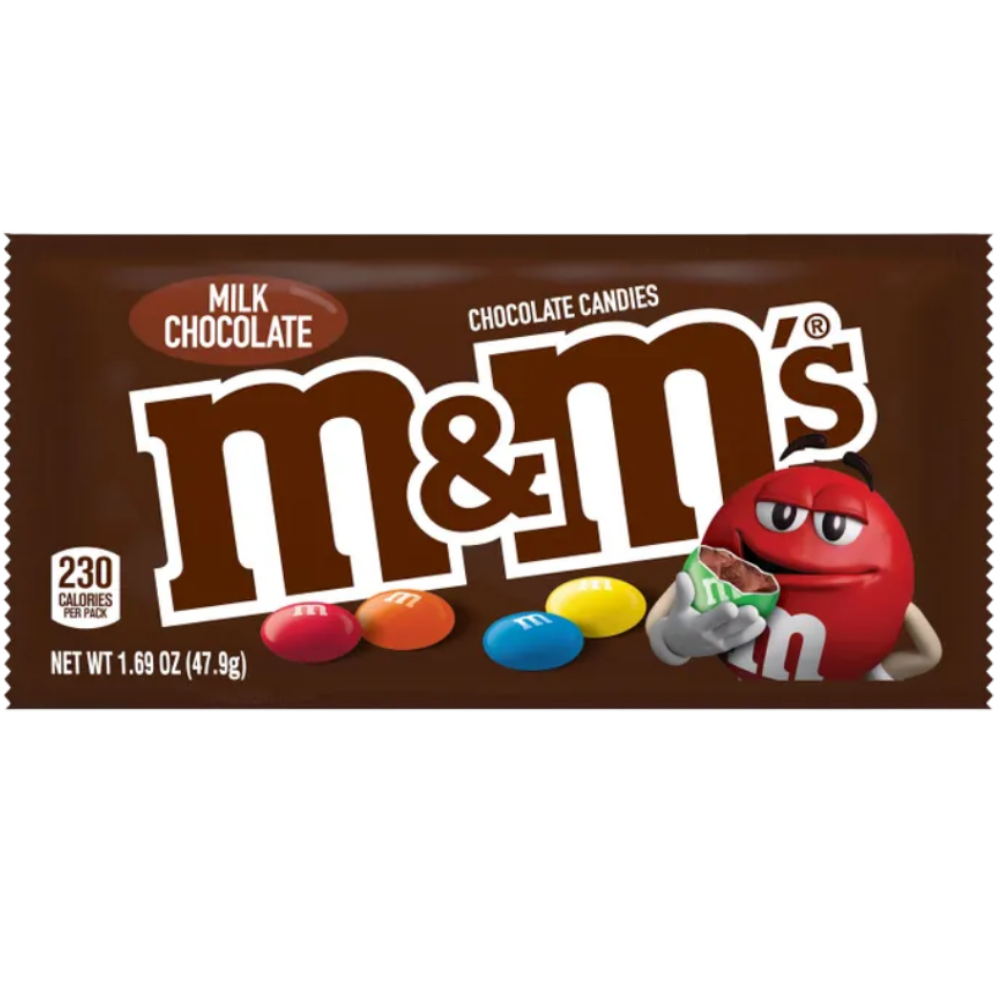 M&Ms Plain Milk Chocolate 1.69 oz.