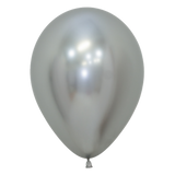 11" Reflex or Silk latex balloon with Helium