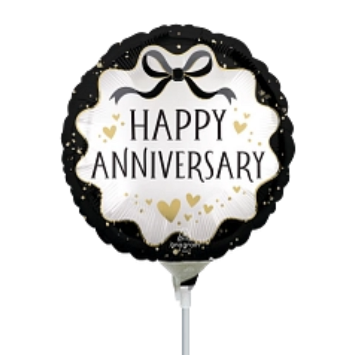 9" Airfilled Satin Ribbon Anniversary