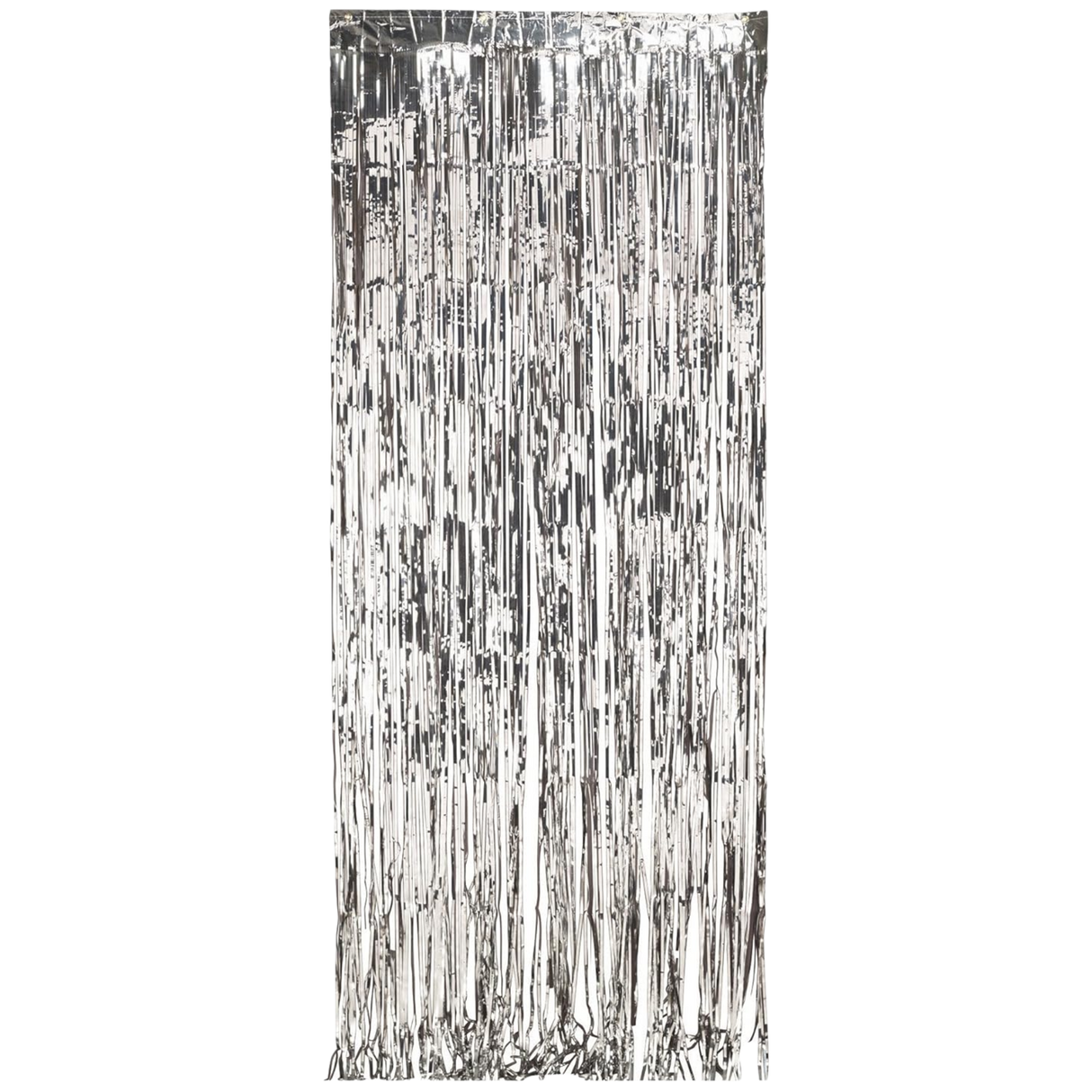 Silver Fringe Door Curtain 3' x 8"