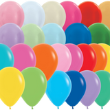 11" Solid Color Latex Balloon with Helium