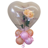 Stuffed Heart Balloon Floral