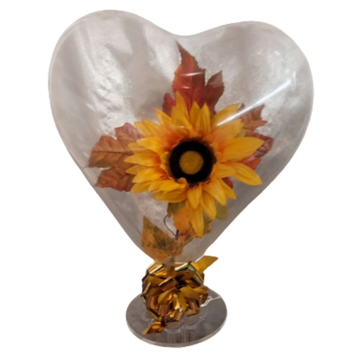 Stuffed Heart Balloon Floral