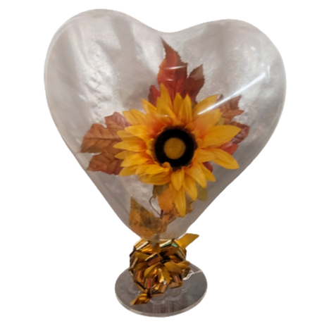 Stuffed Heart Balloon Floral