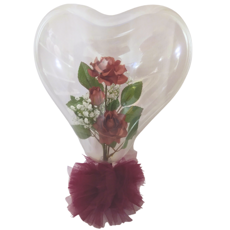 Stuffed Heart Balloon Floral