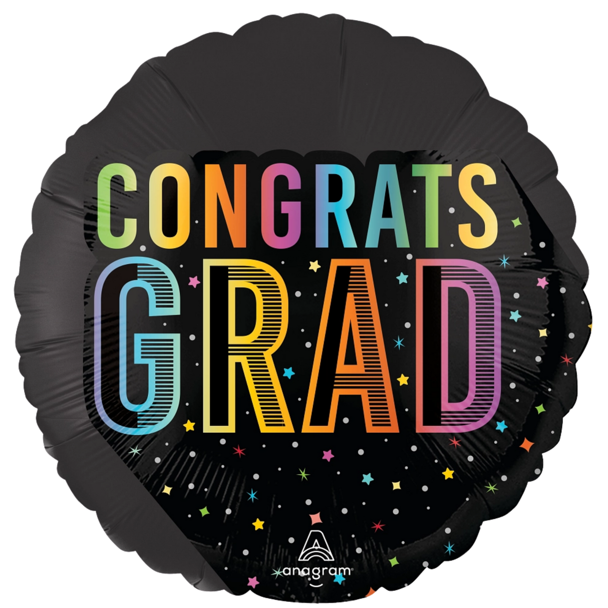Satin Cosmic Future Congrats Grad