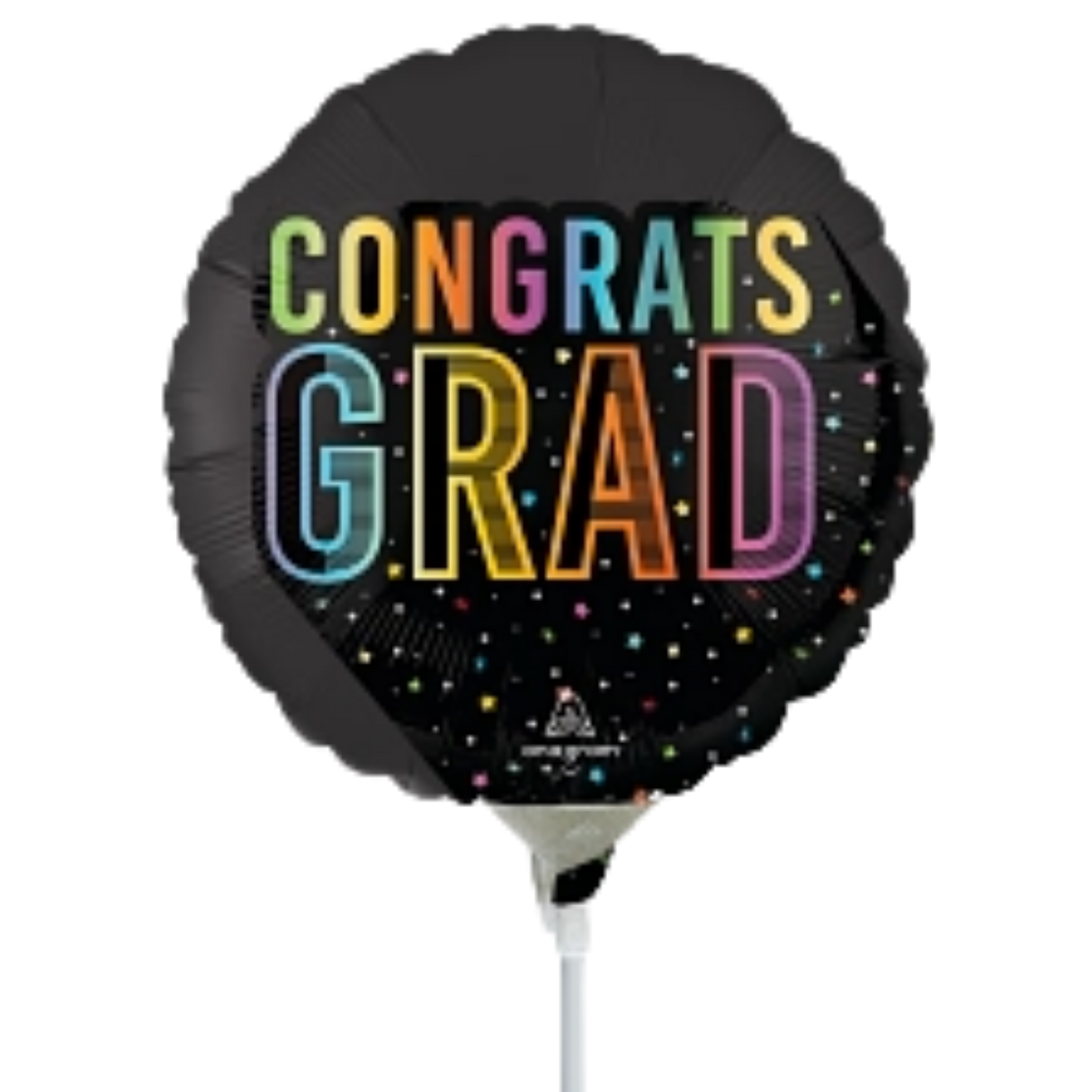 9" Airfilled Satin Cosmic Future Congrats Grad