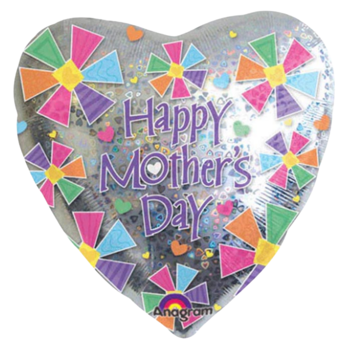 28" Holographic Mother's Day Heart, XL