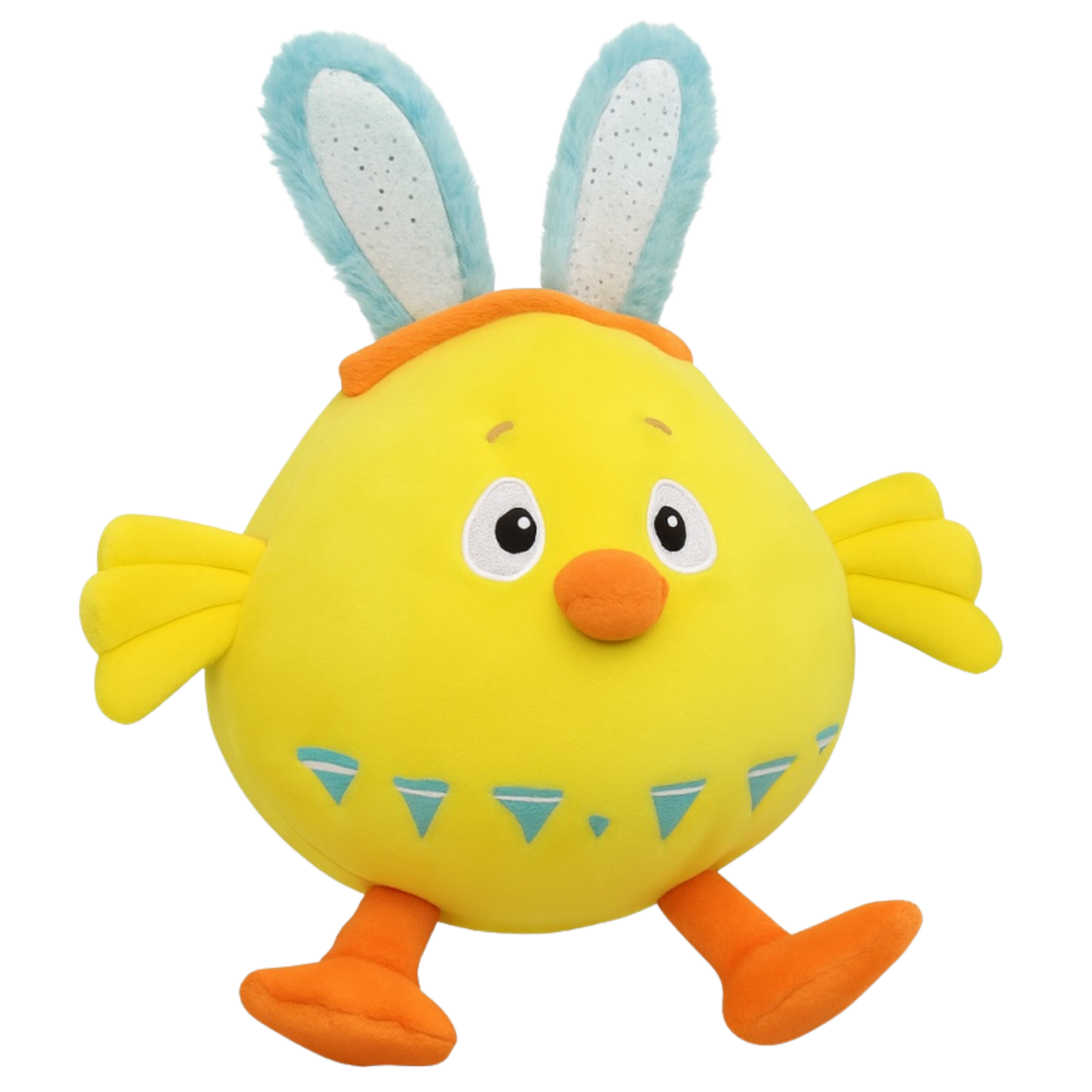 Yellow Chick with Bunny Ears 8" Plush