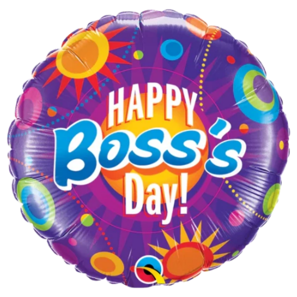 18" Happy Boss' Day Colorful Circle
