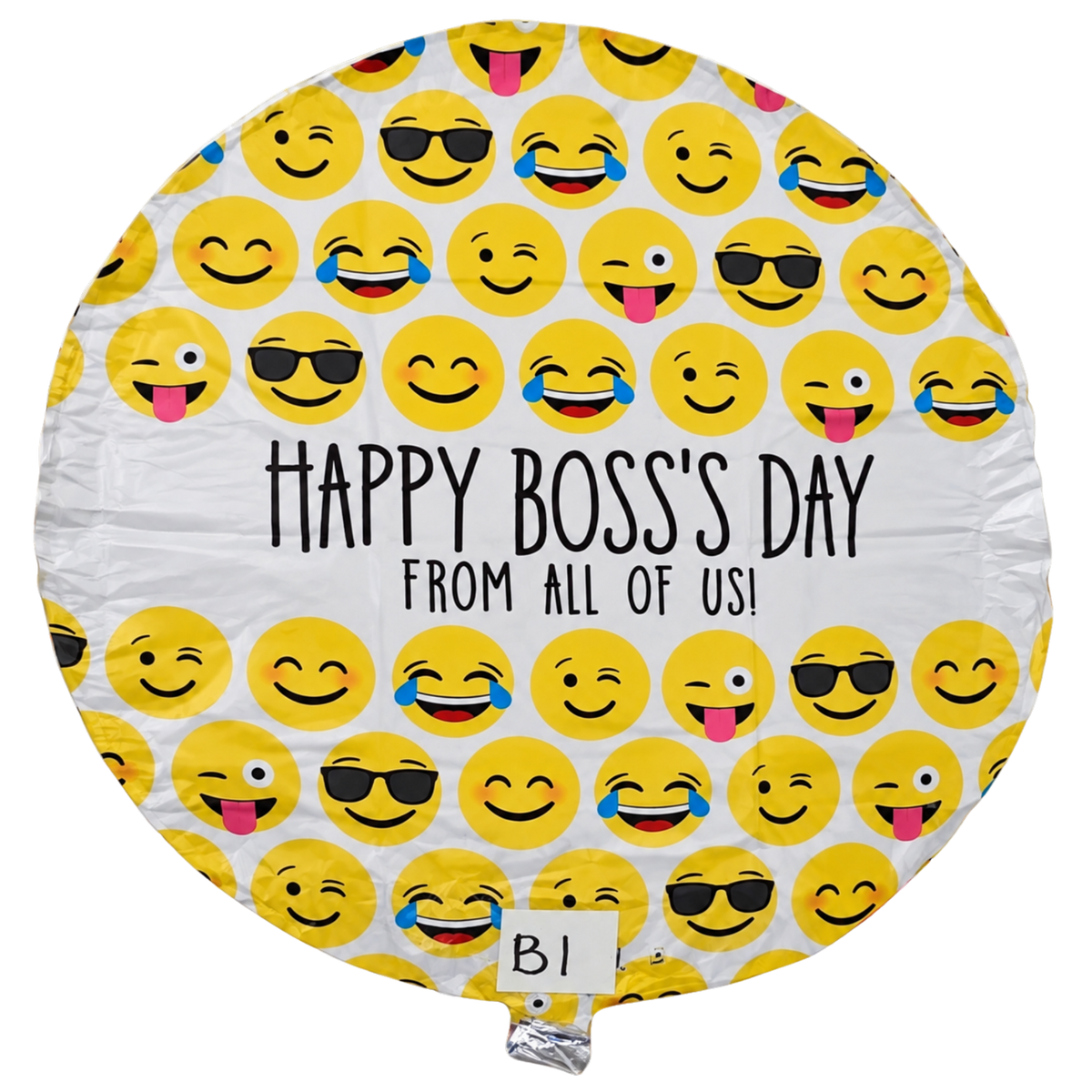 18" Happy Boss' Day Emoticons