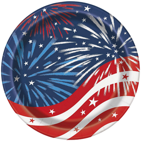 Fireworks 4th of July Tableware Set