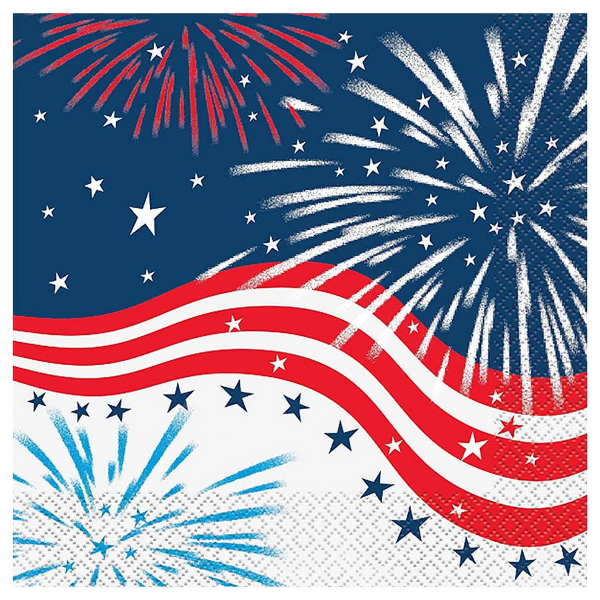 Fireworks 4th of July Tableware Set