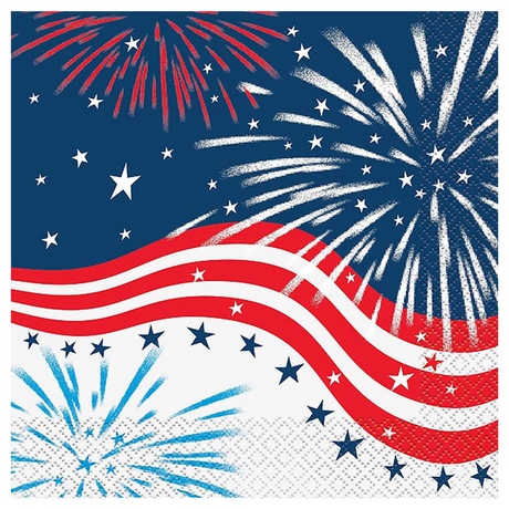 Fireworks 4th of July Tableware Set