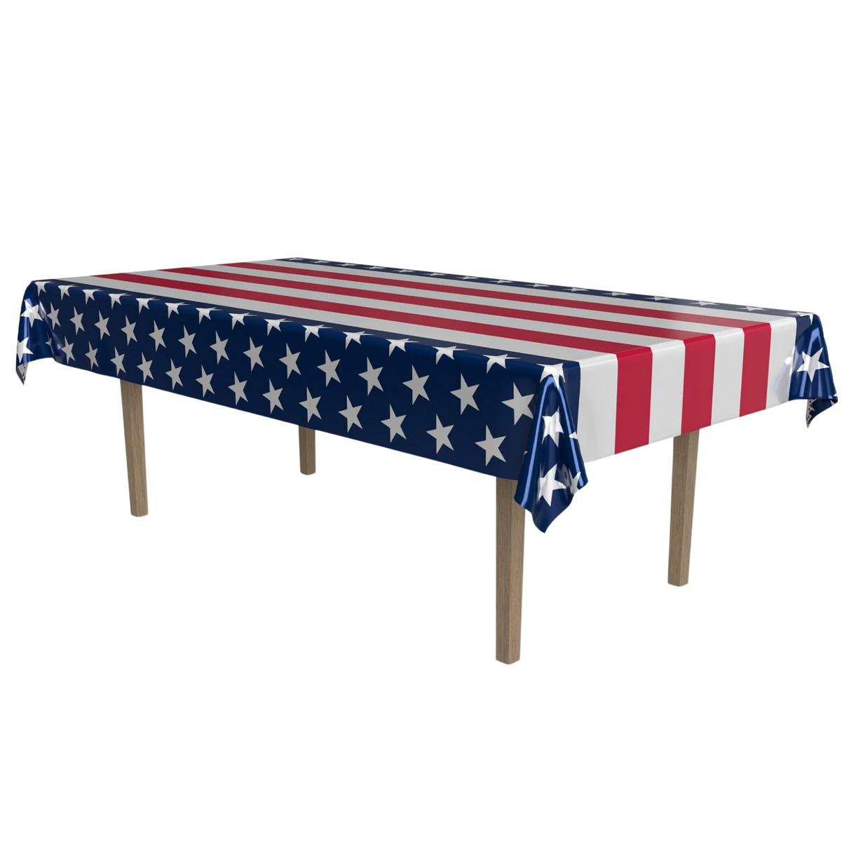 Metallic Stars & Stripes Tablecover