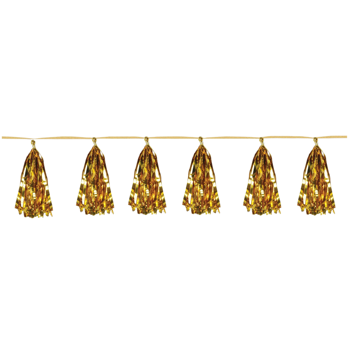 Metallic Tassel Garland, Gold